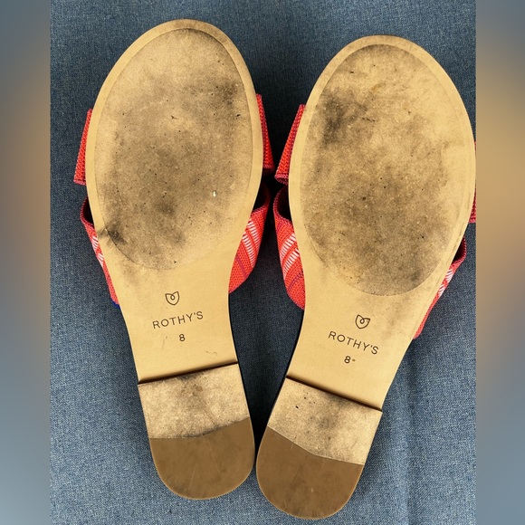 ❌ SOLD ❌ Rothy's Hibiscus Knot Sandal In-Store Exclusive Retired Unicorn size 8 - Picture 2 of 4